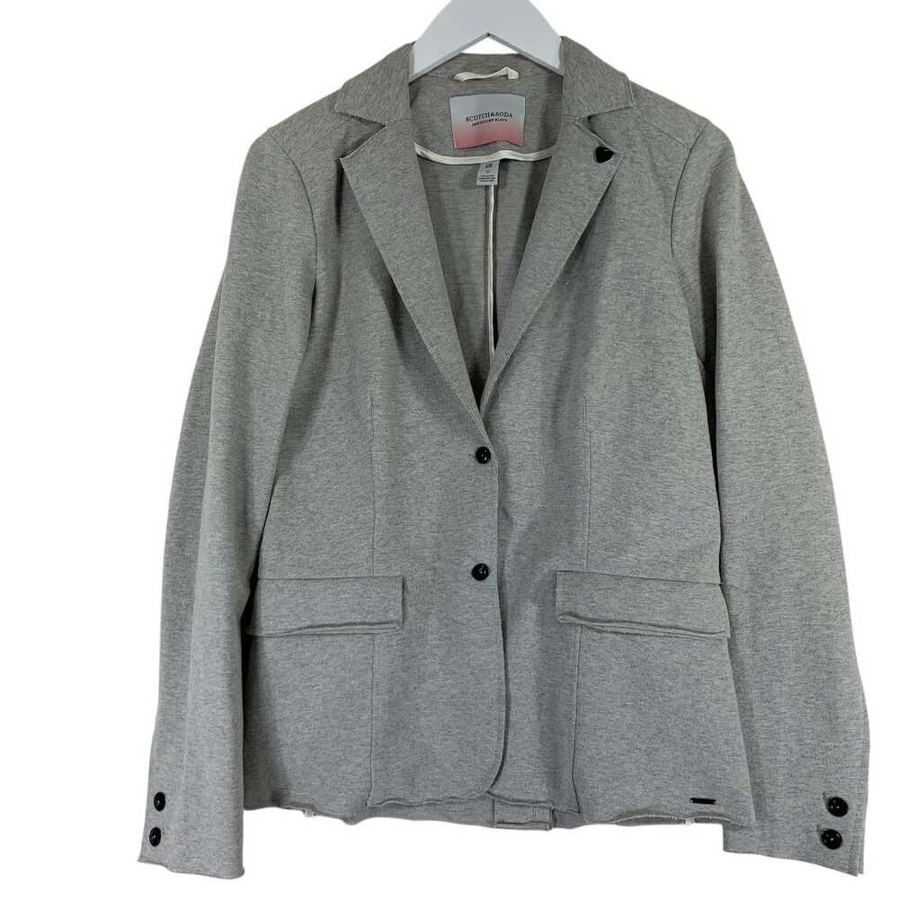Scotch & Soda Blazer Womens Light Gray Size small